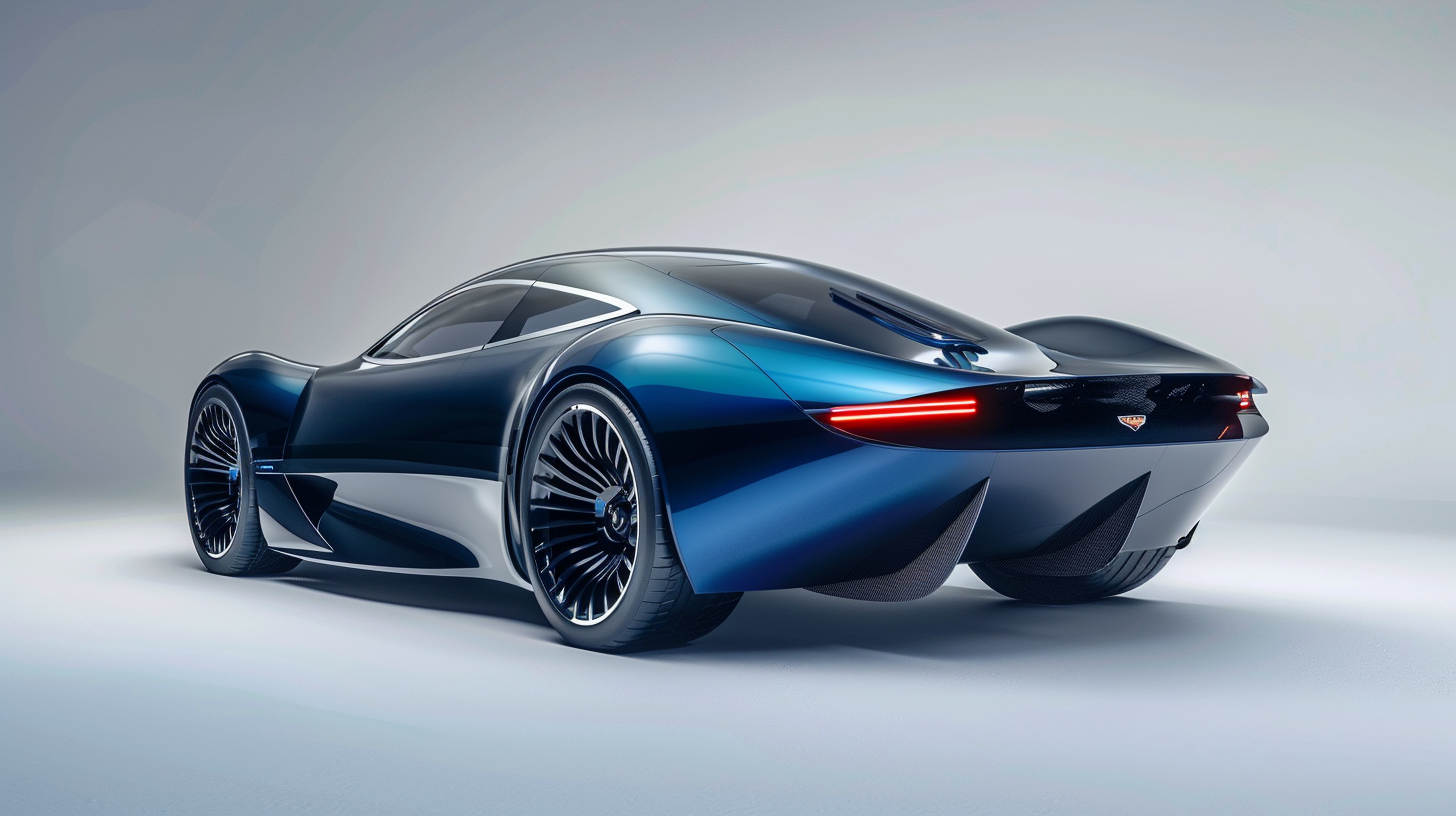 Futuristic concept car  - Midjourney prompt